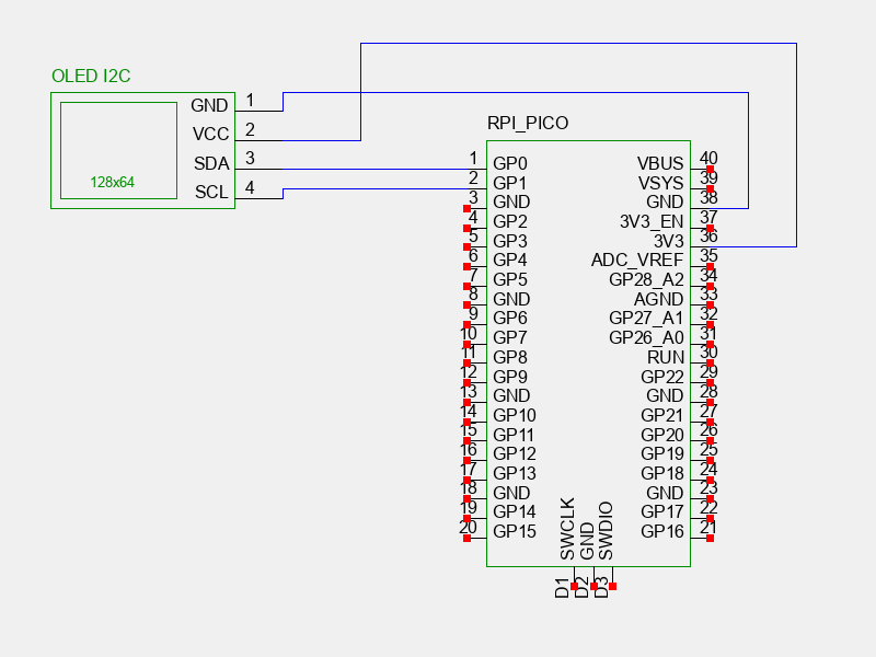 Stromlaufplan Pico und OLED